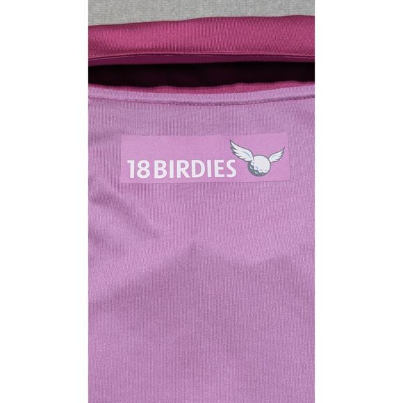 Skechers GO GOLF Tour Polo Men’s XL Magenta Pink Zip Callaway Lexus AP 18Birdies - Picture 3 of 12